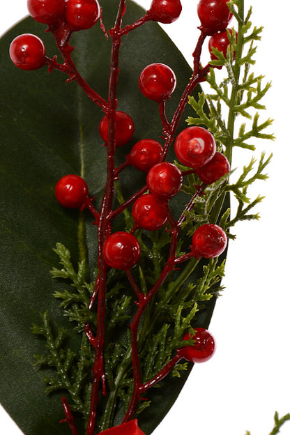 26" Magnolia Cedar Red/Green