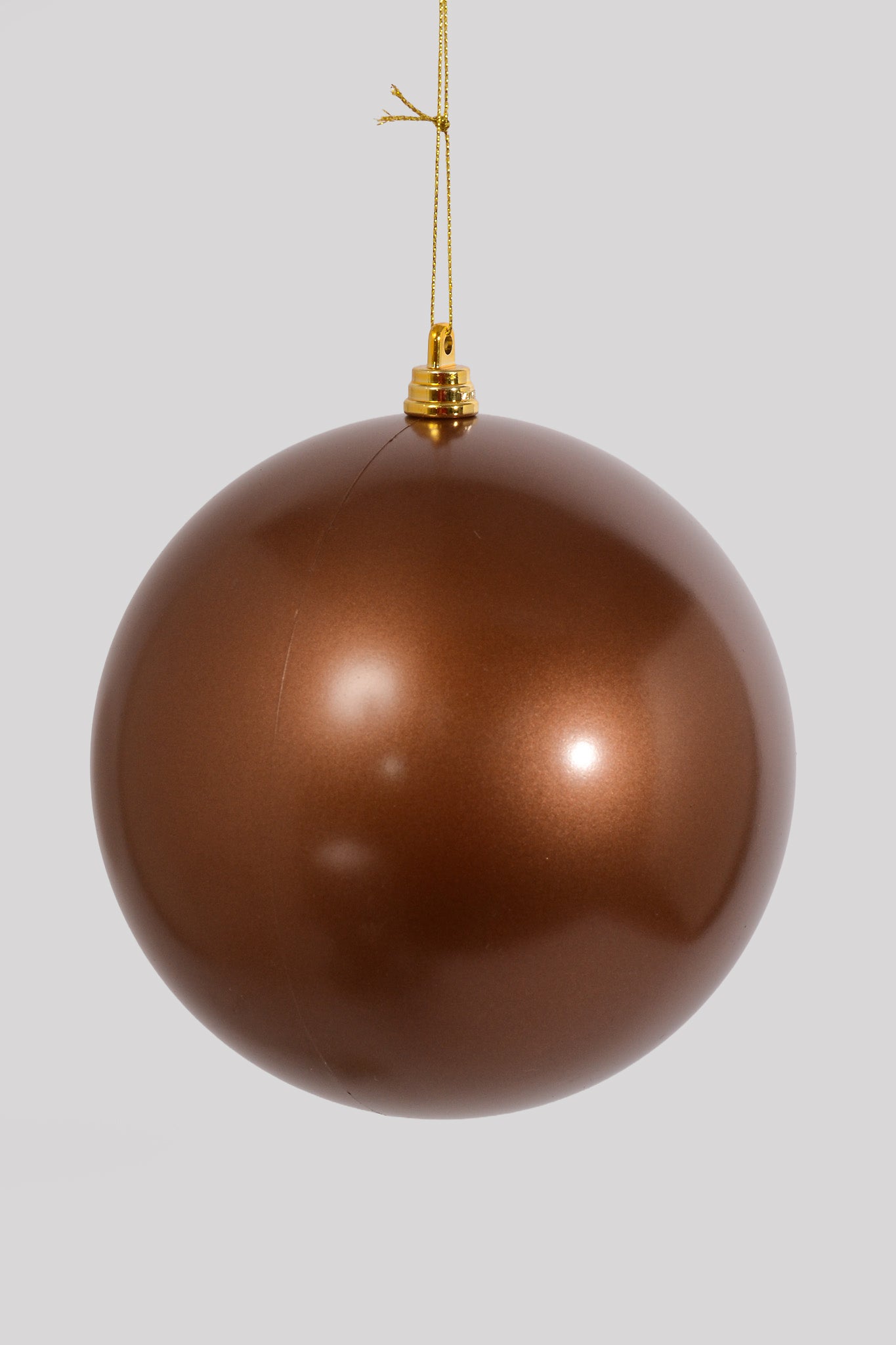 150MM Ornament Ball Matte Expresso Bx/2