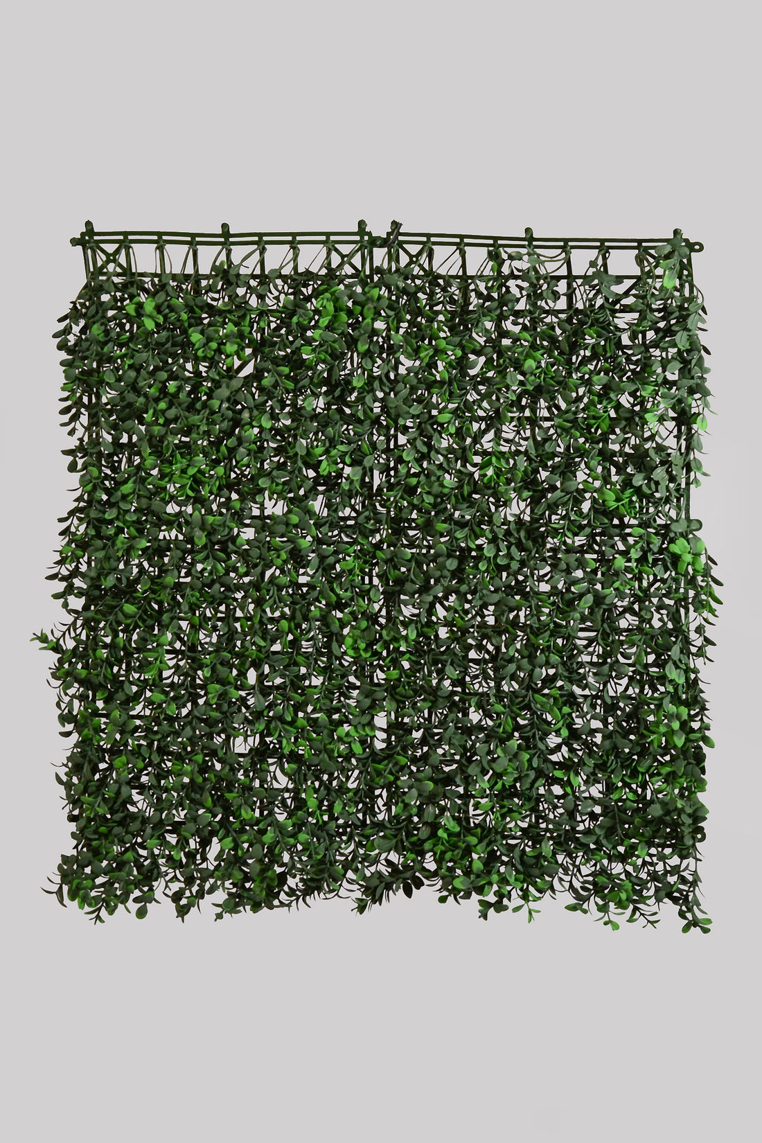 19.5" Artificial Square Fire-Resistant Boxwood Mat Green