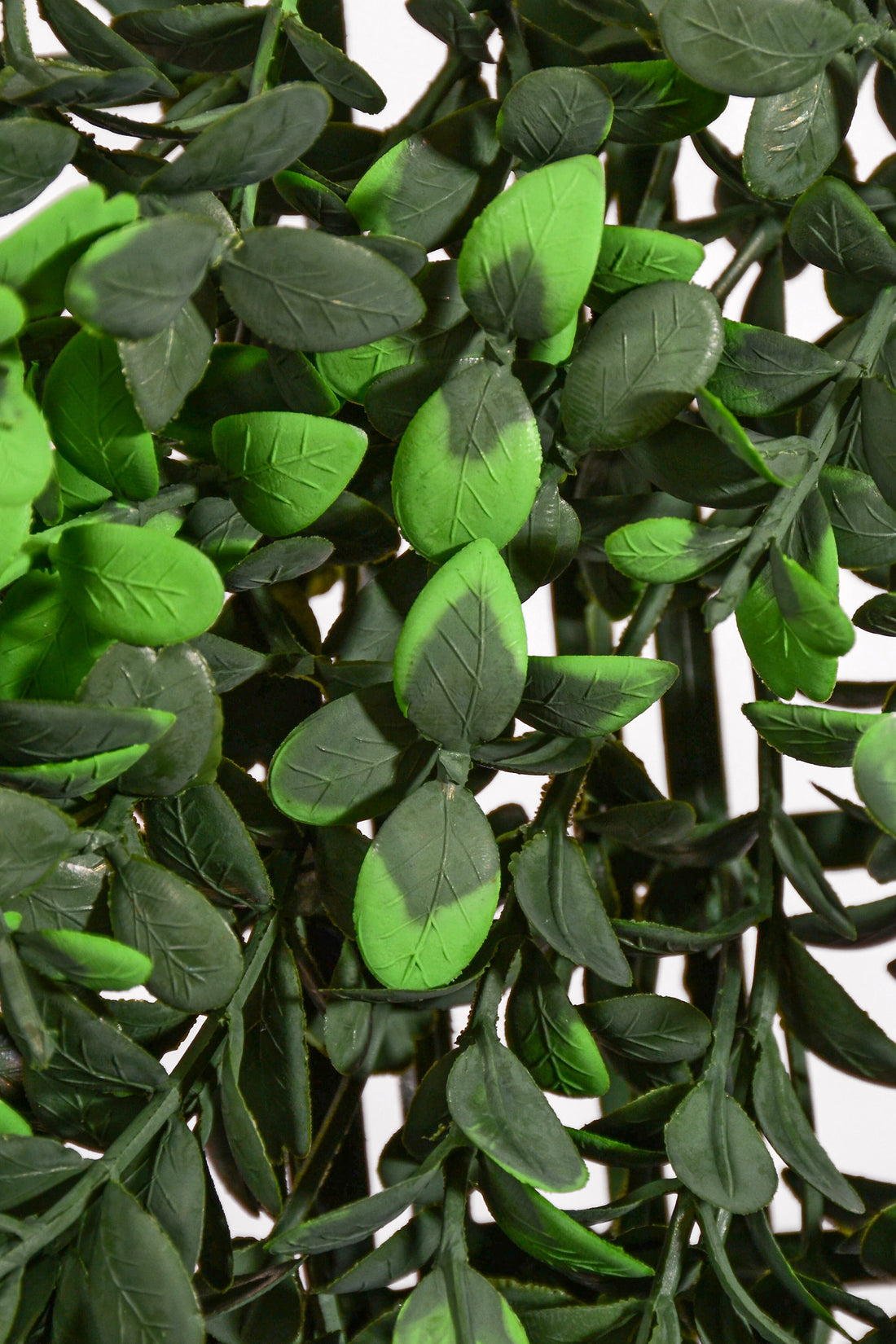 19.5" Artificial Square Fire-Resistant Boxwood Mat Green