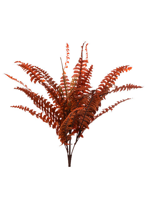 23.75" Fern Bush (Brick Red)