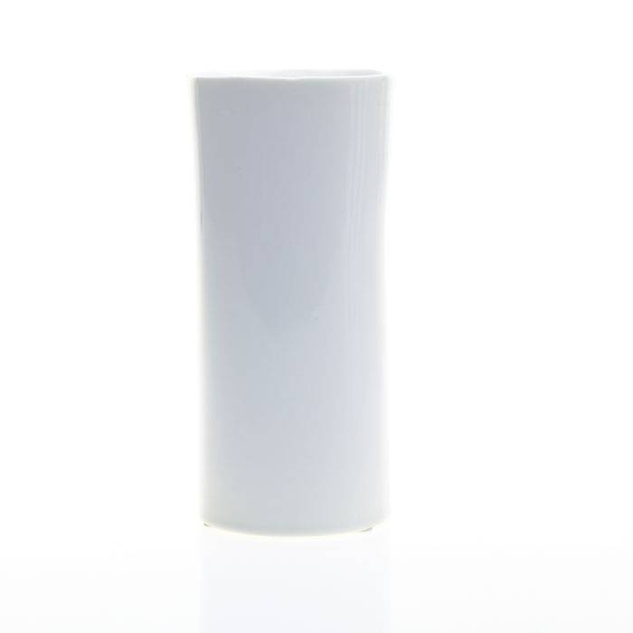8" X 3.75" Brooklyn Vase White