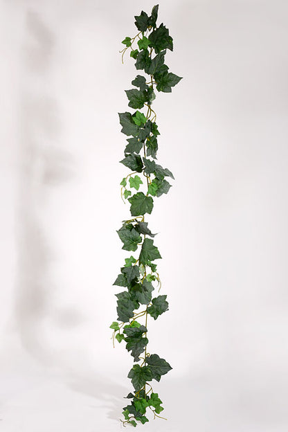 59" Artificial Grape Leaf Garland Green