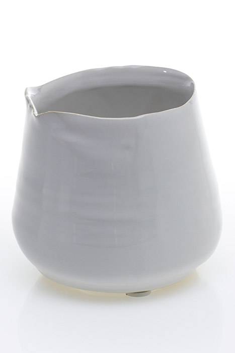 3" X 3.25" Ceramic Tegan Pot (White)