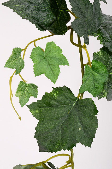 59" Artificial Grape Leaf Garland Green