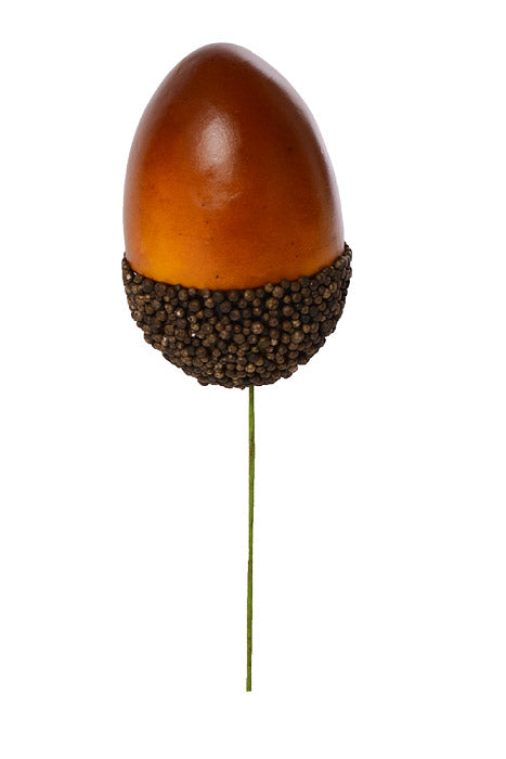 2.5" Artificial Acorn Pick Brown Pkg/30