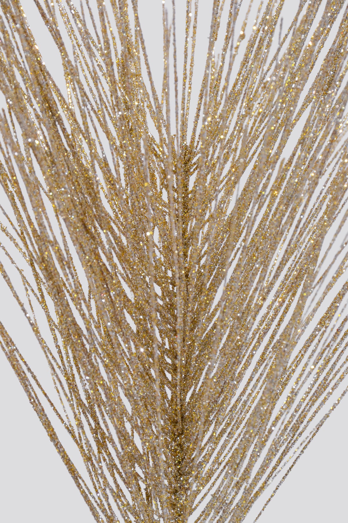 25" Glitter Pine/Needle Branch Champagne