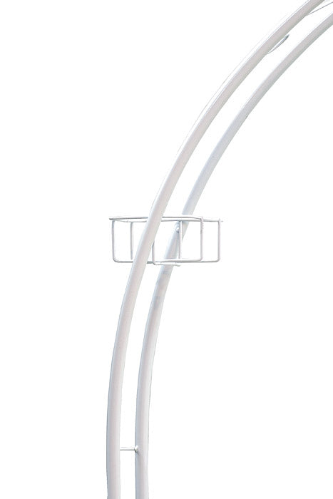 85&quot; Double Tube Wedding Arch (White)