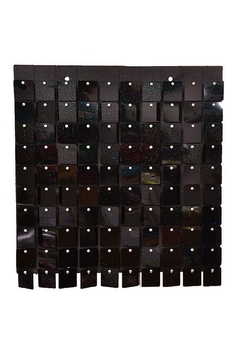 12" X 12" Foil Wall Mat Black