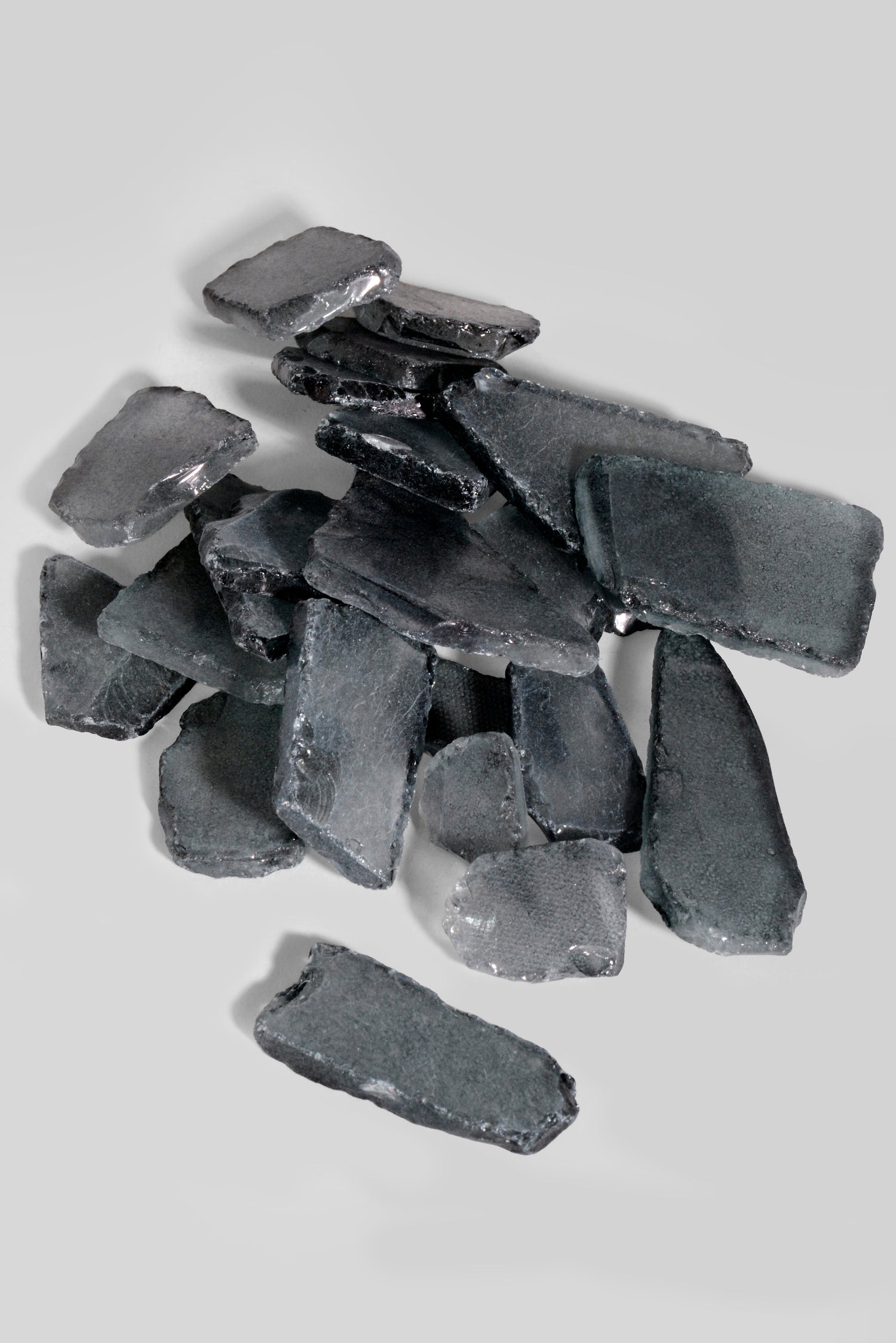 Painted Sea Glass Pkg/5lb Black