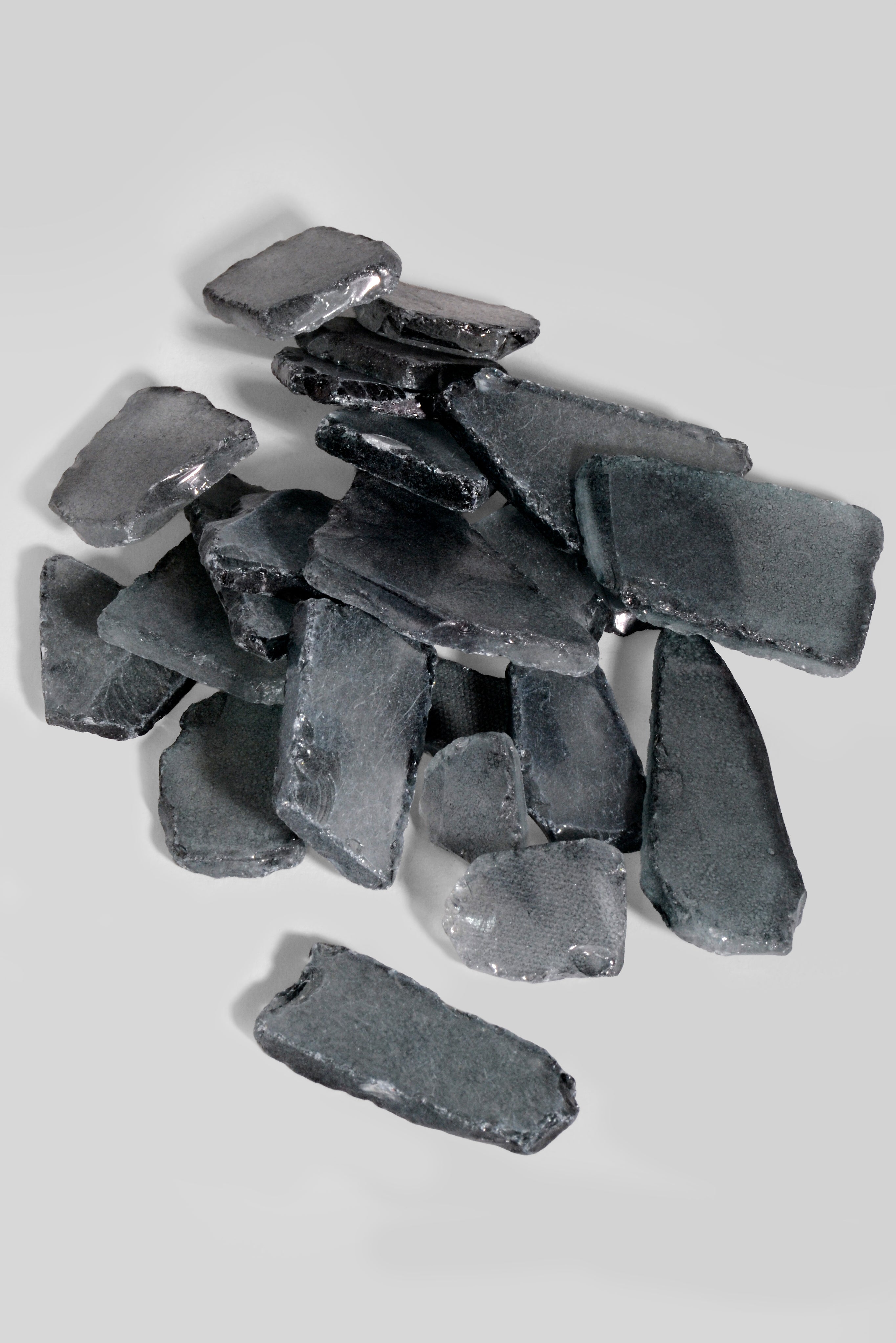 Painted Sea Glass Pkg/5lb Black