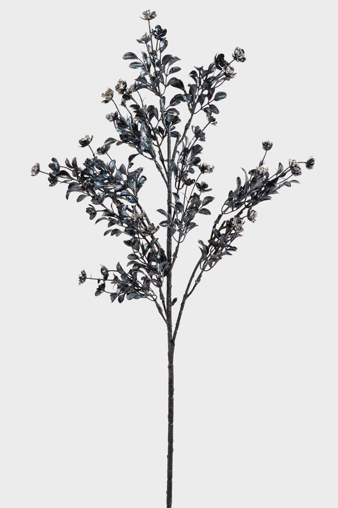 24.5" Leaf Spray Blue/Silver