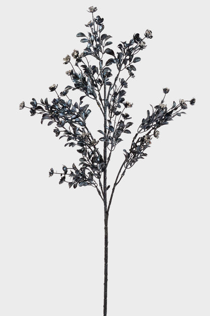 24.5" Leaf Spray Blue/Silver