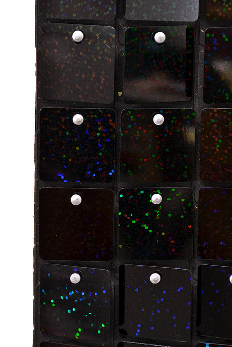 12" X 12" Foil Wall Mat Black