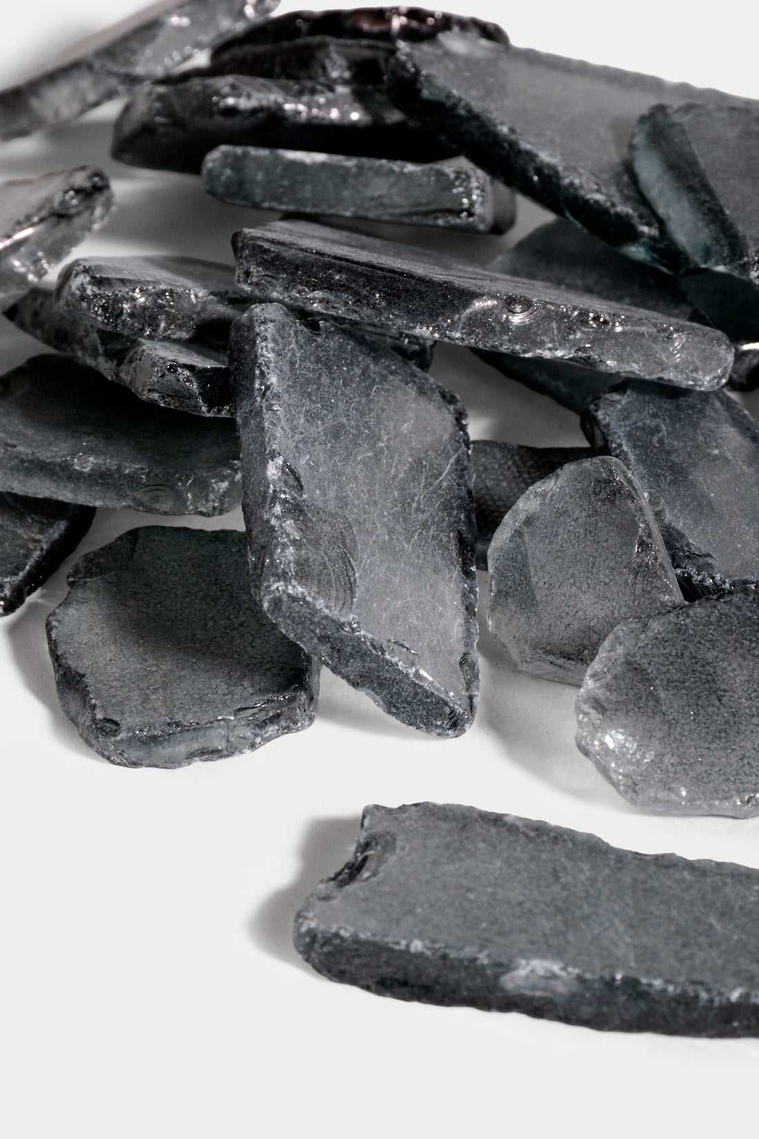 Painted Sea Glass Pkg/5lb Black