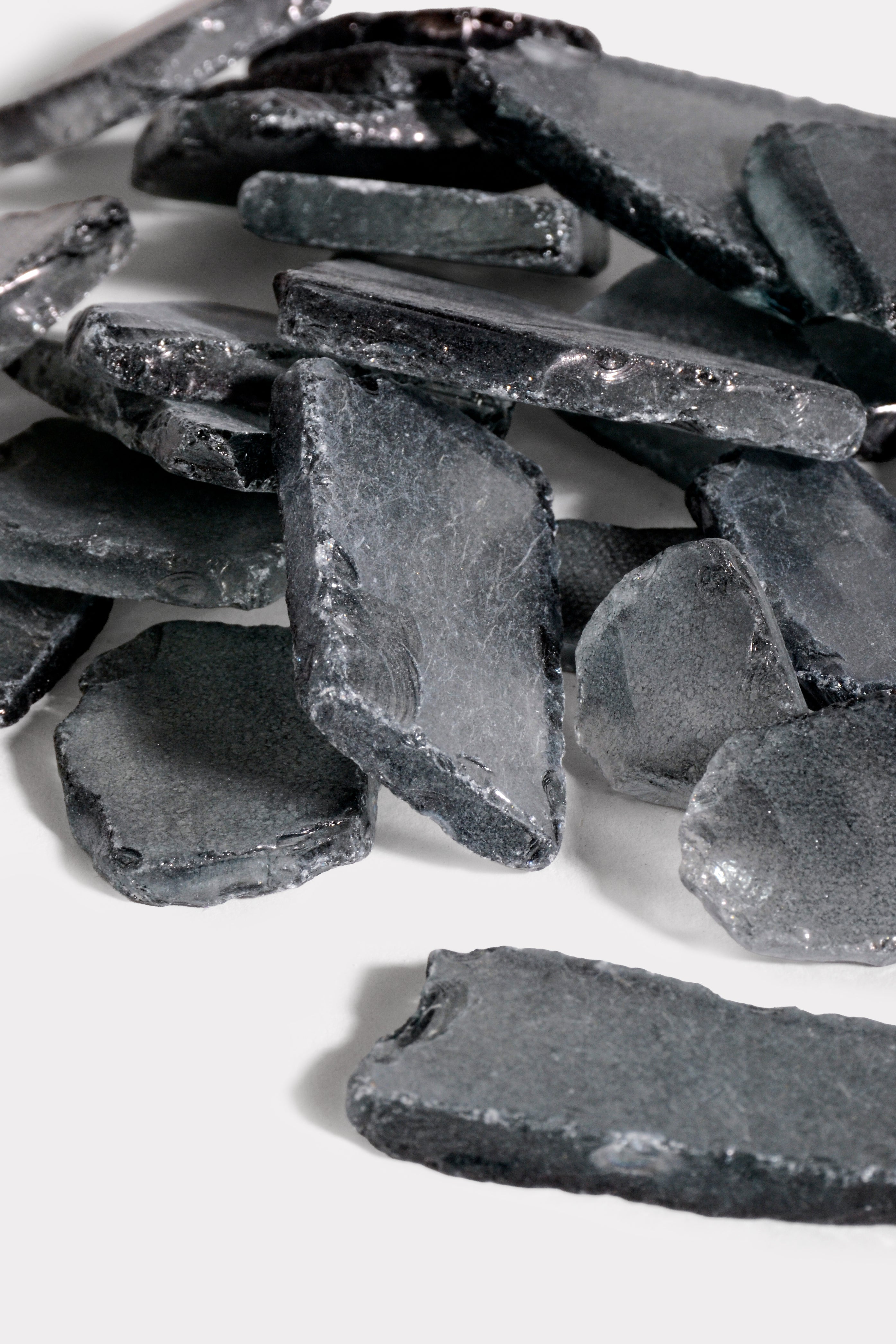 Painted Sea Glass Pkg/5lb Black