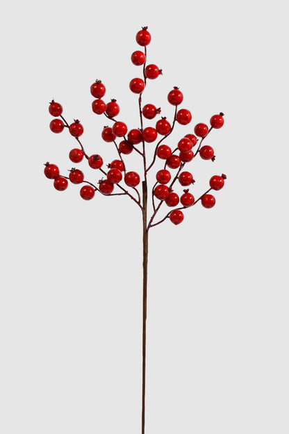 23" Waterproof Metallic Berry Spray Red
