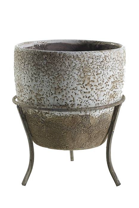 8" X 9.75" Oakdale Planter Beige