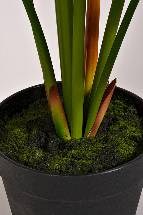 37.75" Artificial Monstera Plant With Pot Green