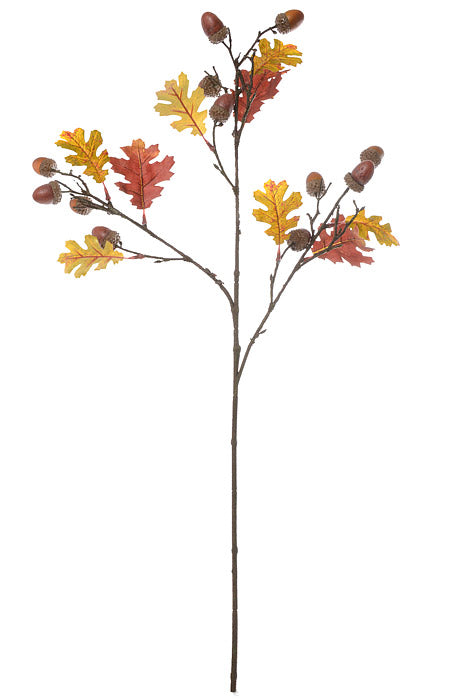 30" Oak Leaf Spray With Acorn Fall