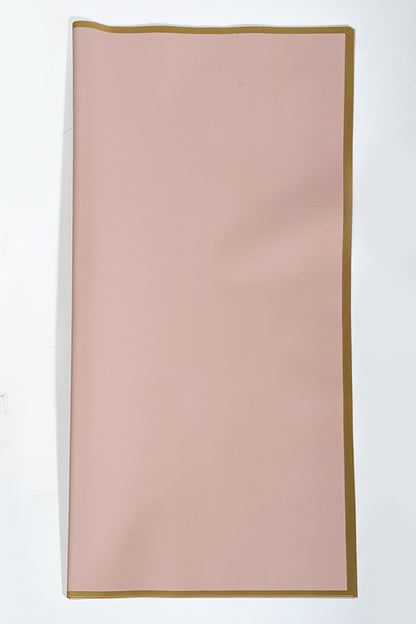 22.5" Gold Edge Flower Wrap Paper Blush Pkg/20