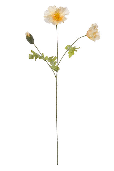 28.5&quot; Poppy Spray Champagne