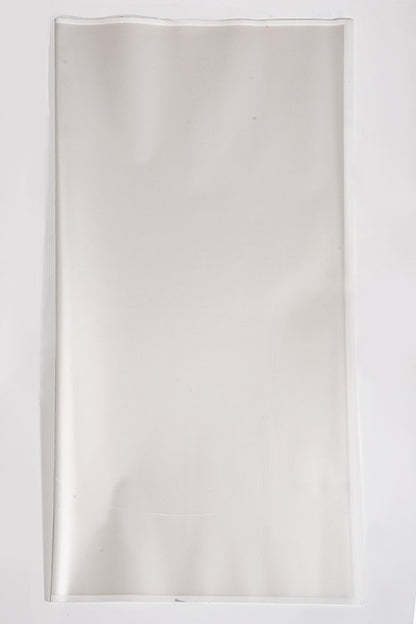 22.5" Flower Wrapping Paper With Edge White Pkg/20