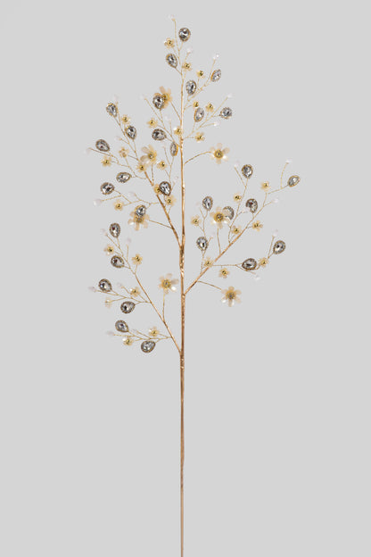27.5" Petite Blossom/Jewel Spray Cream/Champagne