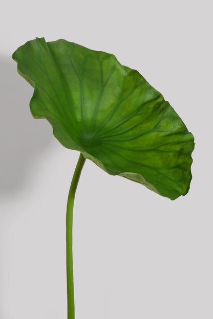 27.5" Artificial Lotus Leaf Stem Green