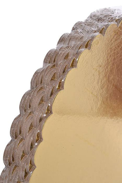 14" Foil Covered Cake Board Gold Pkg/10