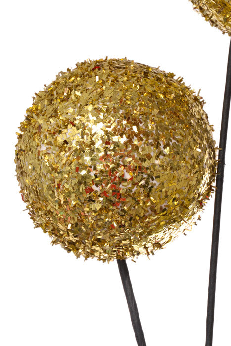34.5" Glitter Ball Spray (Gold)
