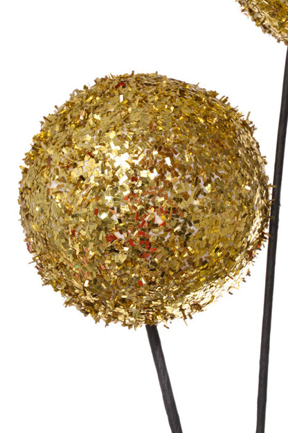 34.5" Glitter Ball Spray (Gold)