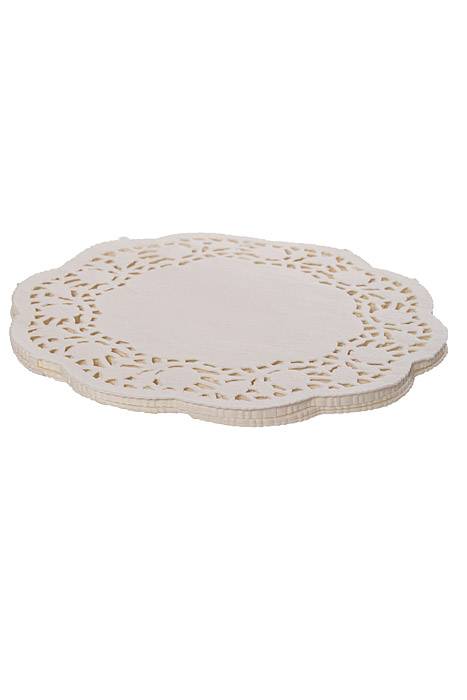 7.5" Round Paper Doilies White Pkg/100