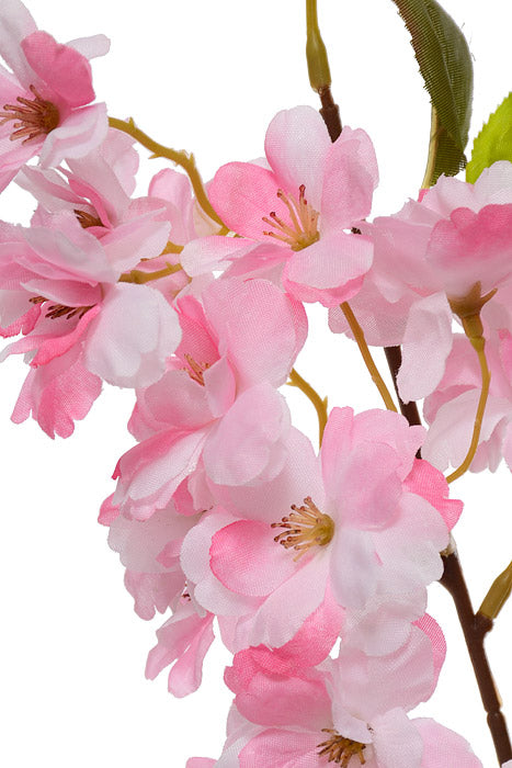 35.5" Silk Cherry Blossom Spray Pink