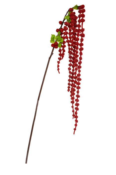 64" Artificial Amaranthus Hanging Spray Burgundy