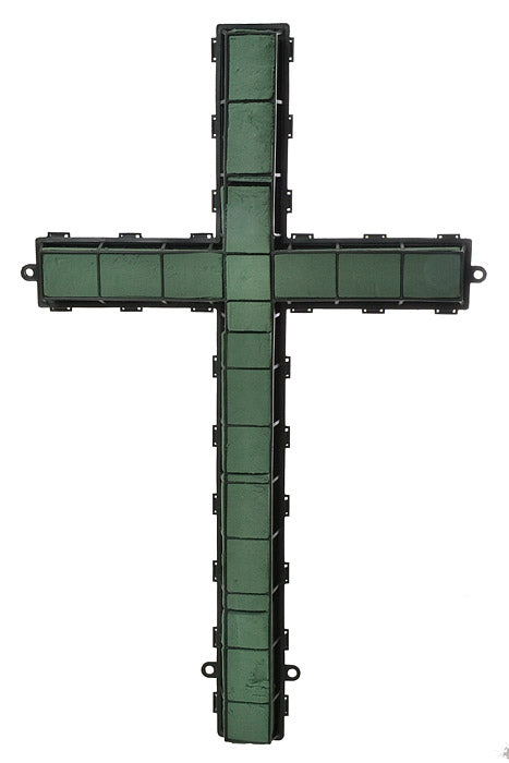 30" Floral Foam Cross Green - Aquaform