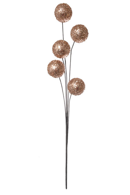 34.5" Glitter Ball Spray (Champagne)