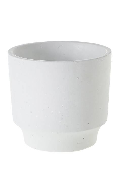 6" X 5" Glendale Pot White