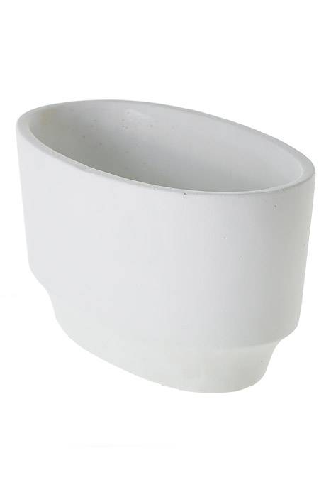 9" X 5" X 4.75" Glendale Boat White