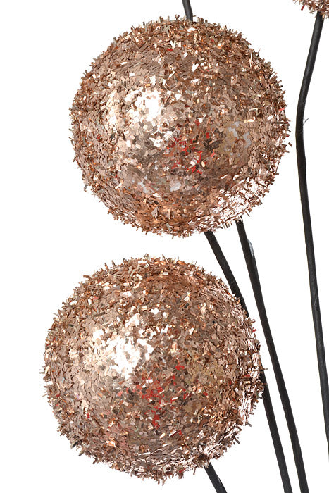 34.5" Glitter Ball Spray (Champagne)