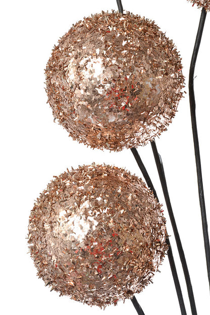 34.5" Glitter Ball Spray (Champagne)