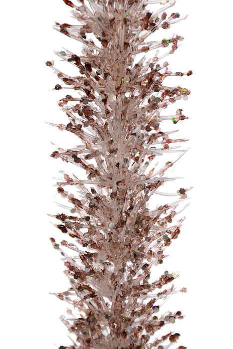 37" Glittered Fountain Grass Spray Pink