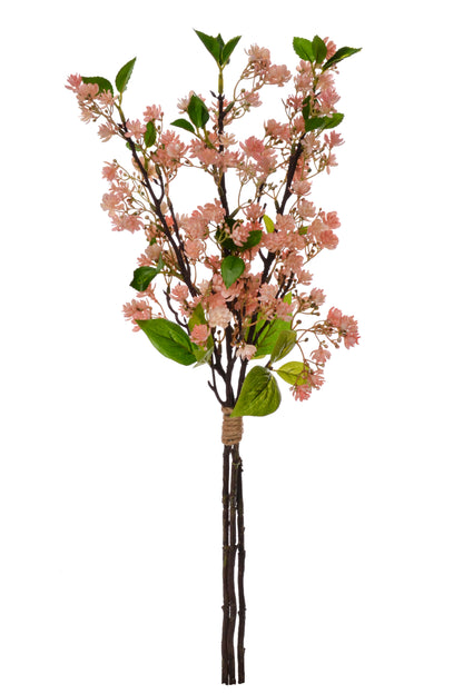 24" Silk Mini Blossom Bundle Pink