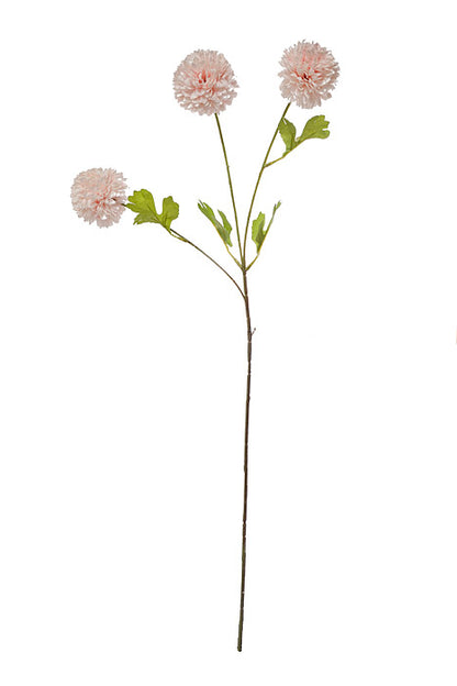 28.5" Silk Pompon Mum Spray Pink