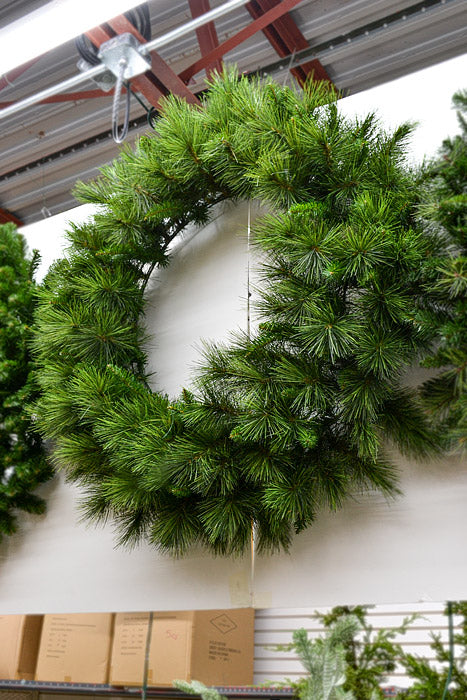 48" Pine Wreath Green