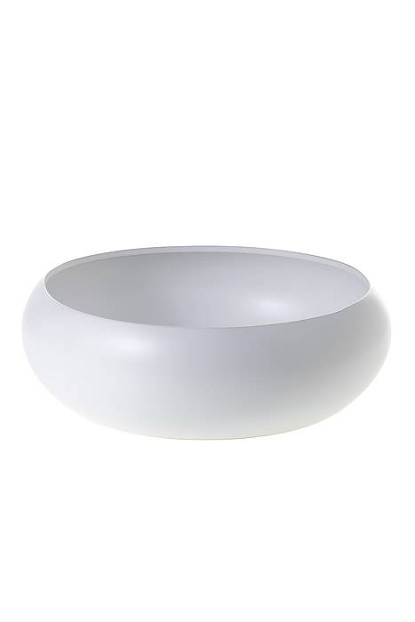 12" X 4.5" Simply Low Bowl White