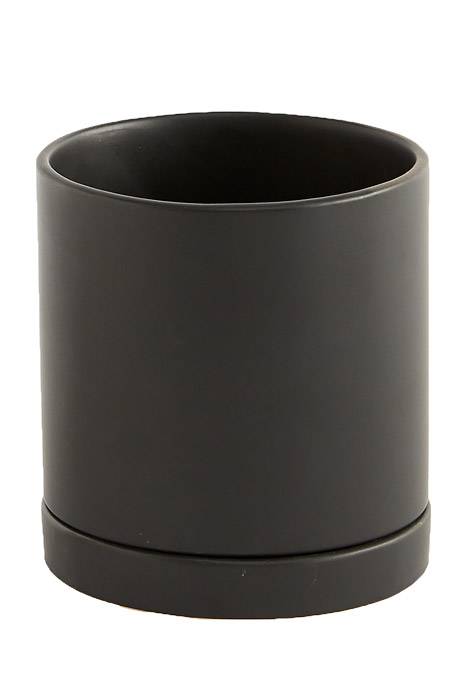 5" X 5.75" Romey Pot (Black)
