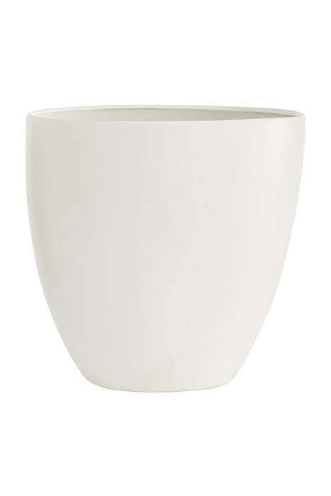 6" X 12" Sasso Vase (White)