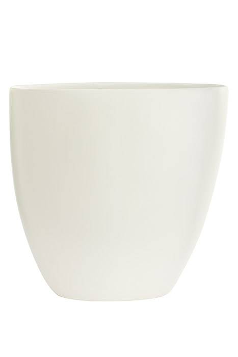 5" X 16" Sasso Vase White