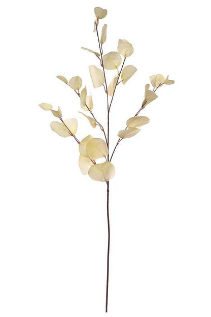 33" Eucalyptus Spray White